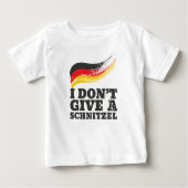 Dont Give Schnitzel German Flag Oktoberfest Baby T-shirt (Vorderseite)