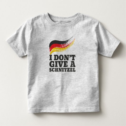 Dont Give Schnitzel German Flag Oktoberfest Kleinkind T-shirt (Vorderseite)