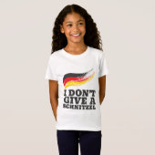 Dont Give Schnitzel German Flag Oktoberfest T-Shirt (Vorne ganz)