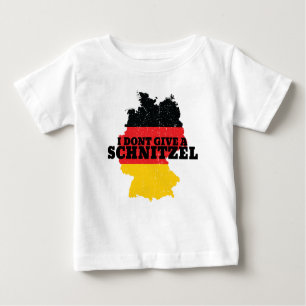Dont Give Schnitzel Oktoberfest - Deutschland-Flag Baby T-shirt