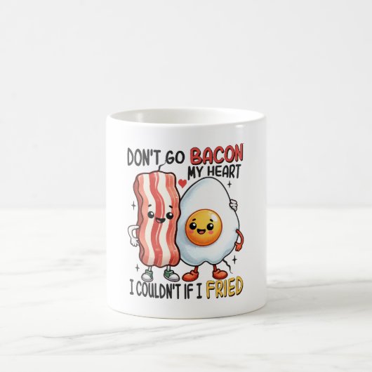 Dont Go Bacon Mein Herz Kaffeetasse (Mittel)