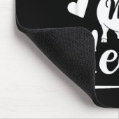 Dont Go Bacon My Heart Funny Valentines Day G Lo Mousepad (Ecke)