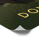 Dont Go Camping Travel Poster (Ecke)