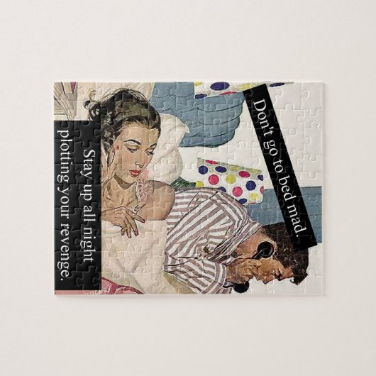 Don't Go To Bed Mad Puzzle (Horizontal)