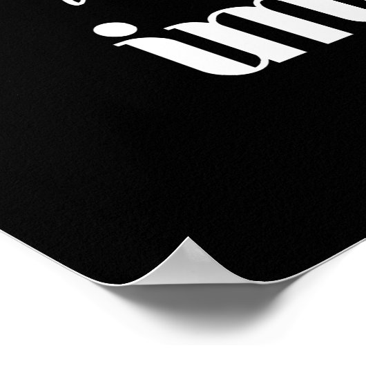 Dont Hate $24,95 Grafische Kunst Wall Poster (Ecke)