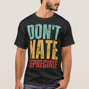 DonT Hate Abschreibungen Funny Accounting Cpa 2 T-Shirt