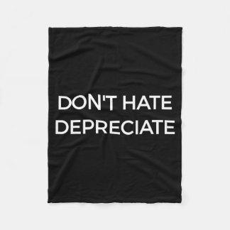Don't Hate Depreciate Accounting Pun Funny Jokes S Fleecedecke
