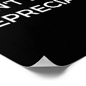 Don't Hate Depreciate Accounting Pun Funny Jokes S Poster (Ecke)