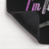 Don't Hate Me Because I'm Flutiful Flute  Mousepad (Ecke)