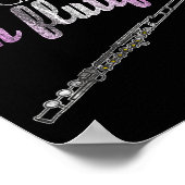 Don't Hate Me Because I'm Flutiful Flute  Poster (Ecke)
