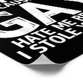 Don't Hate Me Because I'm Gay Hate Me Because Stol Poster (Ecke)