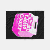 Don't Hate Me Just Because I'm A Little-cooler Fleecedecke (Vorderseite (Horizontal))