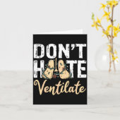 Dont Hate Ventilate Resratory Therast Pulmono _2 Karte (Gelbe Blume)