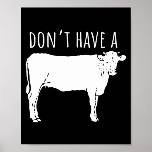 Dont Have A Cow  Poster (Vorne)