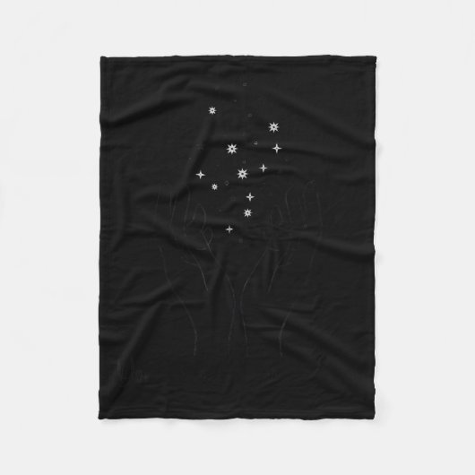 Don't Hide Your Magic Motivational Quote Sitive Vi Fleecedecke (Vorderseite)