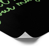 Don't Hide Your Magic Motivational Quote Sitive Vi Poster (Ecke)