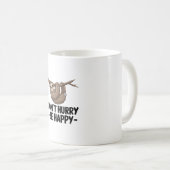 Don't Hurry Be Happy Kaffeetasse (VorderseiteRechts)