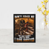 Don't Judge Me You Can't Handle Half Of What I Hav Karte (Gelbe Blume)