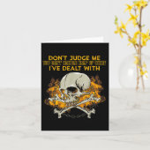 Don't Judge Me You Can't Handle Half Of What I've  Karte (Gelbe Blume)