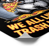 Don't Judge Raccoon Lover Trashed Racoon Animal Ra Poster (Ecke)