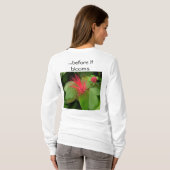 Don't Judge: Thema Blume T-Shirt (Schwarz voll)