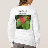 Don't Judge: Thema Blume T-Shirt (Rückseite)