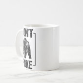 Don't Ke Funny Bear _ Cute Superhero Bear Usa Gift Kaffeetasse (Vorderseite Links)