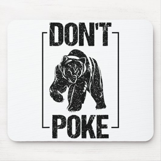 Don't Ke Funny Bear _ Cute Superhero Bear Usa Gift Mousepad (Vorne)