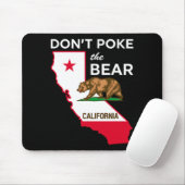 Dont Ke The Bear California Republic Design  Mousepad (Mit Mouse)