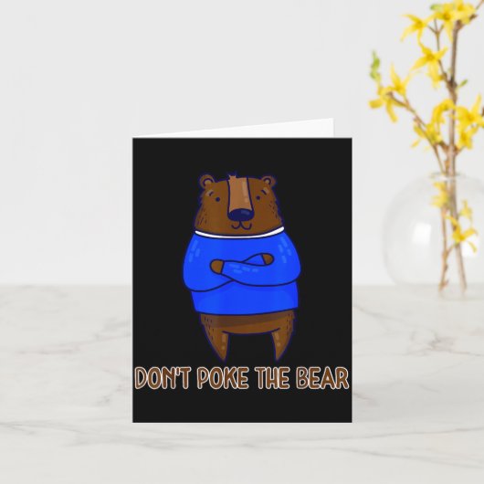 Don't Ke The Bear Gift Karte (Gelbe Blume)