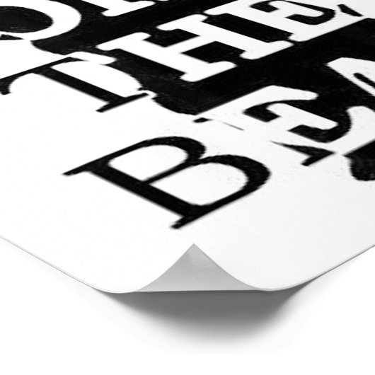 Don't Ke The Bear  Poster (Ecke)