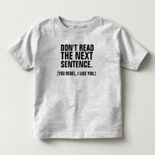 Don't-Kleinkind Fine Jersey-T - Shirt