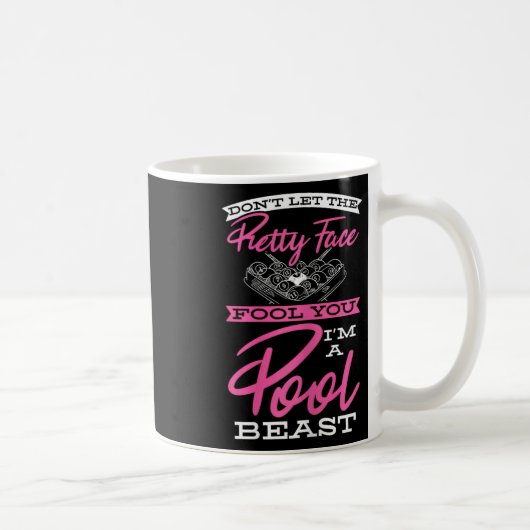 Dont Lass Hübsche Gesichtspflege Sie Pool Beast Bi Kaffeetasse (Rechts)