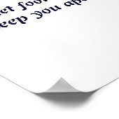 Dont Let Foolish Pride  Poster (Ecke)