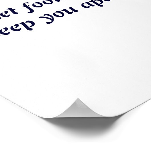 Dont Let Foolish Pride Poster (Ecke)