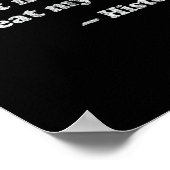 Dont Let Me Repeat Myself History _1  Poster (Ecke)