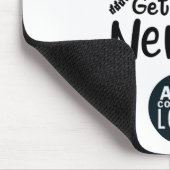 Don't Let Spine Get on Chiropractic Business Logo Mousepad (Ecke)