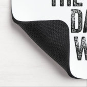 Don't Let The Hard Days Win Motivational  Mousepad (Ecke)