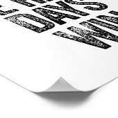 Don't Let The Hard Days Win Motivational  Poster (Ecke)