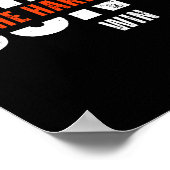 Don't Let The Hard Days Win Quote Poster (Ecke)