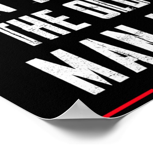 Dont Let The Old Man In  Poster (Ecke)