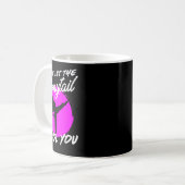 Dont Let The Ponytail Fool You I Funny Karate Kaffeetasse (Vorderseite Links)