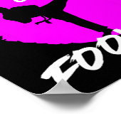 Dont Let The Ponytail Fool You I Funny Karate Poster (Ecke)