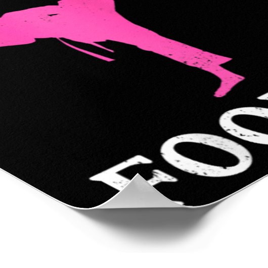 Don't Let The Ponytail Fool You Karate Fighter Mar Poster (Ecke)