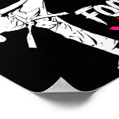 Don't Let The Ponytail Fool You Karate Funny Karat Poster (Ecke)