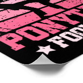 Don't Let The Ponytail Fool You Martial Art Karate Poster (Ecke)