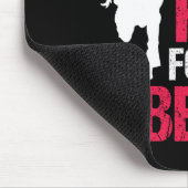 Dont Let The Pretty Face Fool You Im Beast Karate  Mousepad (Ecke)