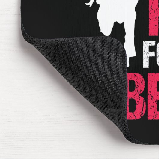 Dont Let The Pretty Face Fool You Im Beast Karate  Mousepad (Ecke)