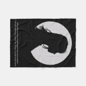 Dont Let The Pretty Face Fool You Karate Taekwondo Fleecedecke (Vorderseite (Horizontal))