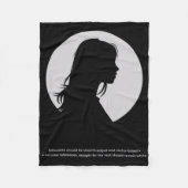 Dont Let The Pretty Face Fool You Karate Taekwondo Fleecedecke (Vorderseite)